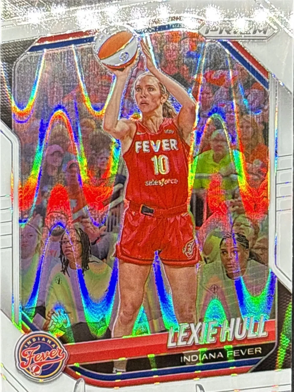 Panini Lexie Hull Indiana Fever  Basketball Trading Card - Refractor